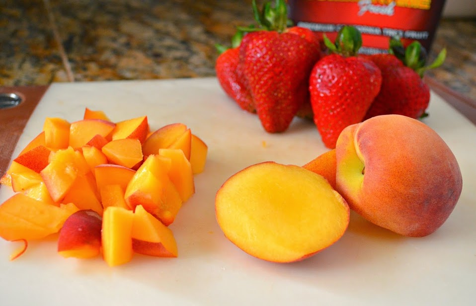Strawberry Peach Daiquiri | Serena Bakes Simply From Scratch